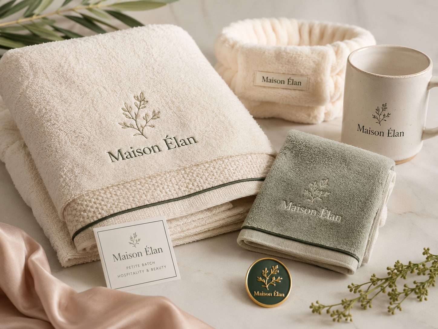 Custom branded product collection